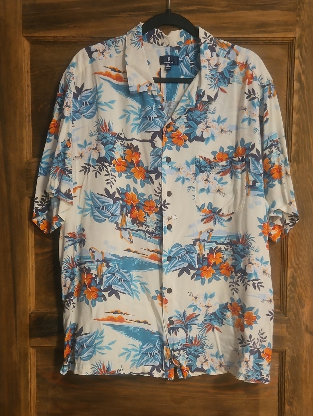 Vintage George Hawaiian Shirt - Men's Short Sleeve
